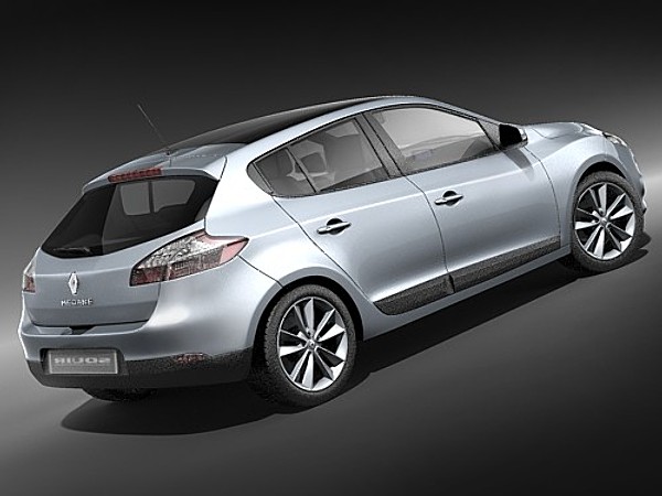 3d model renault megane coupe 2010 - Renault Megane Coupe 2010 by squir